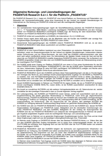 Nutzungsbedingungen-PAGENTUS Research